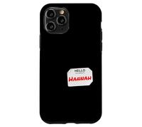 Hi My Name is Hannah Lazy Costume pour fêtes Coque pour iPhone 11 Pro