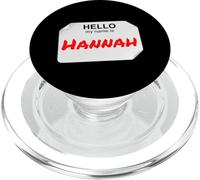 Hi My Name is Hannah Lazy Costume pour fêtes PopSockets PopGrip pour MagSafe