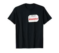 Hi My Name is Hannah Lazy Costume pour fêtes T-Shirt