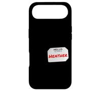 Hi My Name is Heather Lazy Costume pour fêtes Coque pour iPhone Air