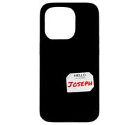 Hi My Name is Joseph Lazy Costume pour fêtes Coque pour iPhone 15 Pro