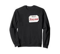 Hi My Name is Julian Lazy Costume pour fêtes Sweatshirt