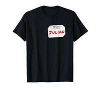 Hi My Name is Julian Lazy Costume pour fêtes T-Shirt