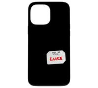 Hi My Name is Luke Lazy Costume DIY pour Les fêtes Coque pour iPhone 13 Pro Max
