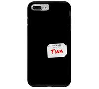 Hi My Name is Tina Lazy Costume pour fêtes Coque pour iPhone 7 Plus/8 Plus