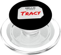 Hi My Name is Tracy Lazy Costume pour fêtes PopSockets PopGrip pour MagSafe