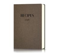 hi!SCI Livre de recettes vierge à écrire dans vos propres recettes, grand carnet de recettes avec 192 pages, couverture rigide de 17,8 x 25,4 cm, journal de recettes pour les amateurs de cuisine