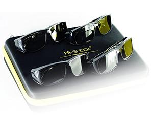 Hi-Shock 4X Passive 3D-Brille für passiv 3D TV & RealD Cinema. Kompatibel mit Sony, Hisense, Grundig, Pansonic, Philips Easy 3D, Toshiba 3D Natural, Vizio, TY-EP3D20E / Sony TDG500P / LG AG-F315