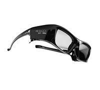 Hi-SHOCK DLP Pro 7G Black Diamond - Lunettes 3D DLP Link compatibles avec les projecteurs 3D DLP d'Acer, BenQ, Viewsonic, Optoma, LG [96-200 Hz | 39g | rechargeables | DLP Link]