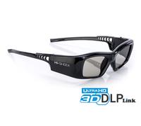 Hi-SHOCK Pro 7G Black Diamond - Lunettes DLP Link 3D avec capacité maximale de batterie