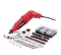 Hi-Spec Outil Rotatif Multifonction 135W - 121 Accessoires pour Outils Rotatifs - 6 Vitesses Variables 8000-30 000 tr/min pour Découpe, Perçage, Gravure, Meulage, Polissage et Ponçage