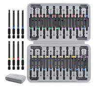Hi-Spec Set d'Embouts Tournevis 36 Pièces 75 mm, Embouts de Sécurité Cr-V 6150