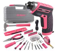 Hi-Spec Tournevis Électrique 3.6V Rose Perceuse Visseuse Devisseuse Sans Fil