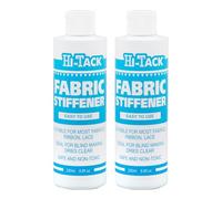 HI-TACK Lot de 2 raidisseurs de tissu - 250 ml - Facile à utiliser, sûr et non toxique - Raidissement permanent avec brillance intégrée - Convient pour les tissus synthétiques et naturels - Idéal pour