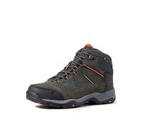 Hi-Tec Banderra II WP Wide, Chaussures de Randonnée Hautes Homme, Gris (Charcoal/Graphite/Burnt Orange 51), 43 EU