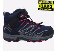 Hi-Tec Blackout Junior Imperméable Marche Extérieur Randonnée Bottes Noir