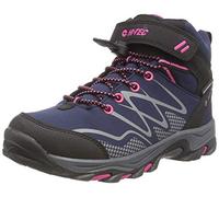 Hi-Tec Blackout Mid WP JRG Chaussure de Marche, Navy Magenta, 36 EU