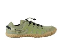 HI-TEC Chaussures Barefoot pour homme Abyss | Chaussures respectueuses Drop 0 Minimaliste | Légères, respirantes et flexibles pour randonnée, trail, eau et usage quotidien, kaki, 42 EU