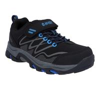 Hi-Tec garçon Blackout Low Junior Chaussures de Randonnée Hautes, Noir (Black/Blue 21), 38 EU