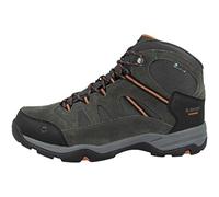 Hi-Tec Homme Banderra II WP Bottes de randonnée Taille Haute, Gris Anthracite Graphite brûlé Orange 51, 44 EU