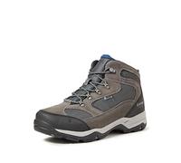 Hi-Tec Homme Storm WP Wide Chaussure de Marche, Charcoal/Grey/Majolica Blue, 39.5 EU Large