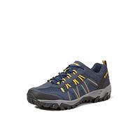 Hi-Tec Jaguar, Chaussures de Randonnée Basses Homme, Bleu (Navy/Yellow 31), 45 EU