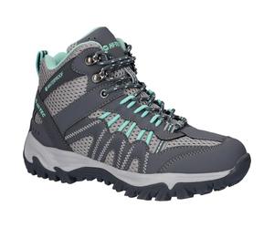 Hi-Tec Jaguar Mid WP pour Femme Botte de randonnée, Charcoal Graphite Cool Grey Lichen, 39 EU