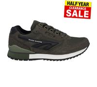 Hi-Tec Baskets pour hommes Silver Shadow OG Rétro années 80 Course Olive