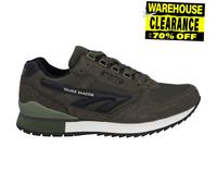 Hi-Tec Silver Shadow OG Baskets Pour Hommes Rétro Années 80 En Course Olive