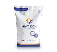Hi-Tech Glass Filter Media Hi-Tech Sable de Verre filtrant Blanc avec Un Pouvoir de Filtration Maximal et économie d'eau et d'énergie 20 kg