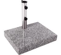 Hi Wand-Granitschirmständer - Env. 25kg Dimensions : Env. 46 x 28 x 7,5cm