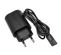 Hiacinto Chargeur 12 V pour rasoir Braun - Bloc d'alimentation de rechange et adaptateur compatible avec les séries 1, 3, 5, 6, 7, 8, 9, tondeuse et épilateur pour homme et femme