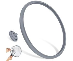 Hiacinto Joints d'étanchéité pour autocuiseur WMF Perfect - Joint en caoutchouc et joint de signal de cuisson - 22 cm - Pour WMF Perfect/Silit Sicomatic - Convient pour 3 L/4,5 L/6,5 L/8,5 L