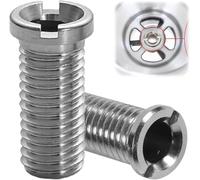 Hiacinto Lot de 3 vis creuses pour évier de 30 mm en acier inoxydable M12, compatibles avec les éviers Franke comme pièces de rechange pour bonde à tamis