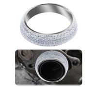 HIAHXC 1 pièce Joint d'échappement universel pour voiture Joint d'échappement polyvalent Joint de bride en caoutchouc en graphite (65 mm)