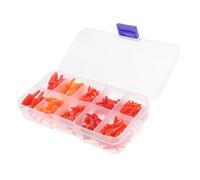 HIAKDOFT 1 Boîte Boîte de Nez de Bonhomme de Plastique Accessoires DIY pour Décoration de Noël et pour Activités Manuelles et Fêtes