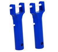 HIAKDOFT 1 Jeu Ensemble De Vestes en Forme De B Poignée De Nettoyage Matériel De Nettoyage De Piscine Outil Accessoire Nettoyeur pour Poteau D'aspirateur De Piscine Aqua Abdos Bleu 2 Pièces