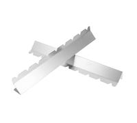 HIAKDOFT 1 paire Support à Brochettes Acier Inoxydable pour Bbq Support Vertical pour Brochettes Kebab Compatible avec Diverses Épaisseurs Aliments Facile à Nettoyer et Conception