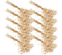 HIAKDOFT 10 Bouquets de Gypsophile Séchée Naturelle, Bouquet Artificiel Décoratif Beige Crème 12 Cm, Fleurs Séchées pour Décoration Intérieure Salon, Bureau, Accessoires Photo