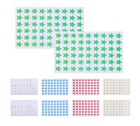 HIAKDOFT 10 Feuilles Autocollants pour Tableau d'Autodiscipline 10 Feuilles Étoiles 5 Points Autocollants de Récompense pour Agenda Scolaire Suivi des Habitudes et Motivation Quotidienne