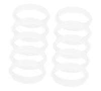 HIAKDOFT 10 Pièces Anneaux de Tunnel Transparents pour Cage Hamster Connecteurs Tubes DIY Résistants et pour Tunnels de Rongeurs Accessoires Sûrs pour Jeux et Exercices