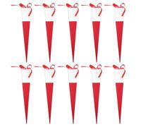 HIAKDOFT 10 Pièces Boîte Cadeau Fleur Rouge pour Bouquets Boîte de Rangement Créative Carton Rigide pour Saint-valentin et Anniversaires Cadeau Vide pour Offrir des Fleurs