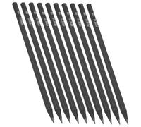 HIAKDOFT 10 Pièces Lot de Crayons de Dessin Hexagonaux Noirs pour Artistes et Étudiants Crayons à Mine Lisse pour Esquisse et Ombrage avec Prise Antidérapante Confortable