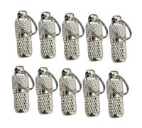 HIAKDOFT 10 pièces Pendentifs Perte pour Collier Danimaux Plaques Didentité Durables avec Anneau Décoration pour Chiens et