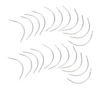 HIAKDOFT 100 pièces Aiguilles Courbes Tapissier C pour Couture Manuelle Assorties Légères et Portables pour Réparation Cuir Travaux de Couture et Artisanat