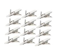 HIAKDOFT 100 Pièces Clips de Décoration Sapin Noël Mini Pinces Crocodile Résistantes pour et Ornements de Fête