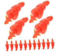 HIAKDOFT 100 Pièces Nez Bonhomme de Plastique pour Bricolage Noël Accessoires DIY Décorations Festives