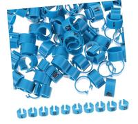 HIAKDOFT 100pièces Bagues Cuisse Pigeons Numérotées Légères Et Pratiques pour Identification Volaille Oiseaux Poulets Polyvalentes