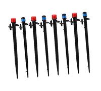 HIAKDOFT 12 pièces Kit Arrosage Rotatif Micro Asperseur pour Jardin Système Irrigation Ajustable Pulvérisateur et Durable pour Pelouses et Plantes Installation Facile et Eau