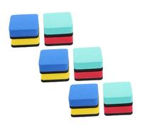HIAKDOFT 12 pièces Lot de Gommes Magnétiques pour Tableau Effaçable à Sec Feutre EVA pour École Bureau et Maison